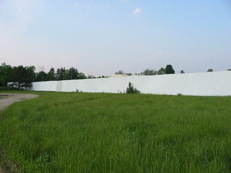Maple City Drive-In Theatre - Fence - Photo From Water Winter Wonderland